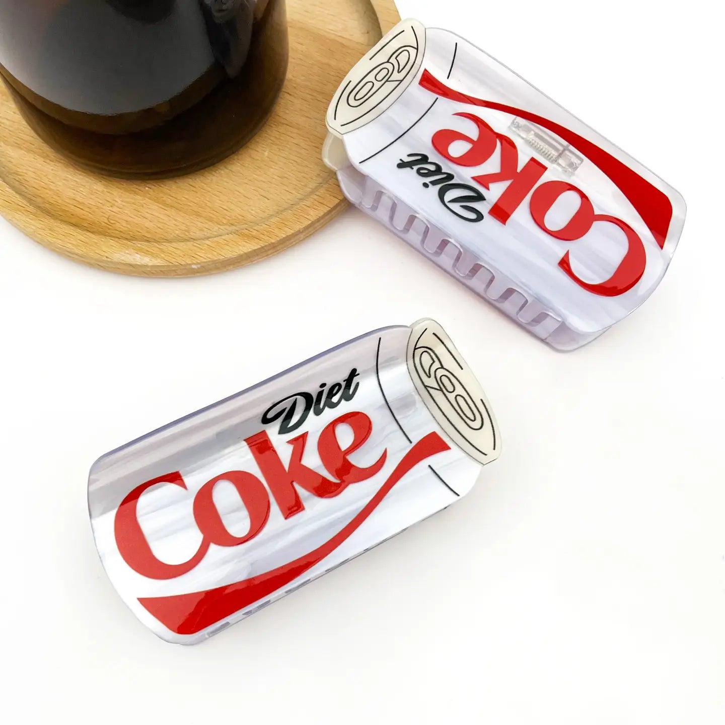 Diet Coke Claw Clip - Medium 4x2 inches