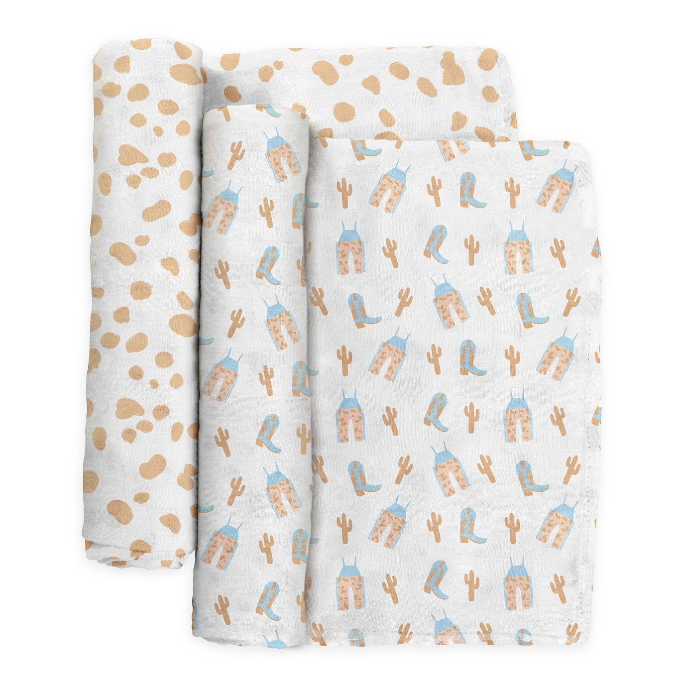 Howdy Partner Swaddle Blanket Set - 2 pack