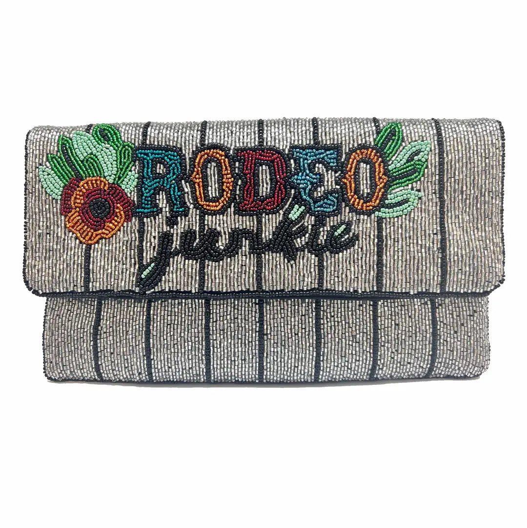 Rodeo Junkie Beaded Clutch/Handbag