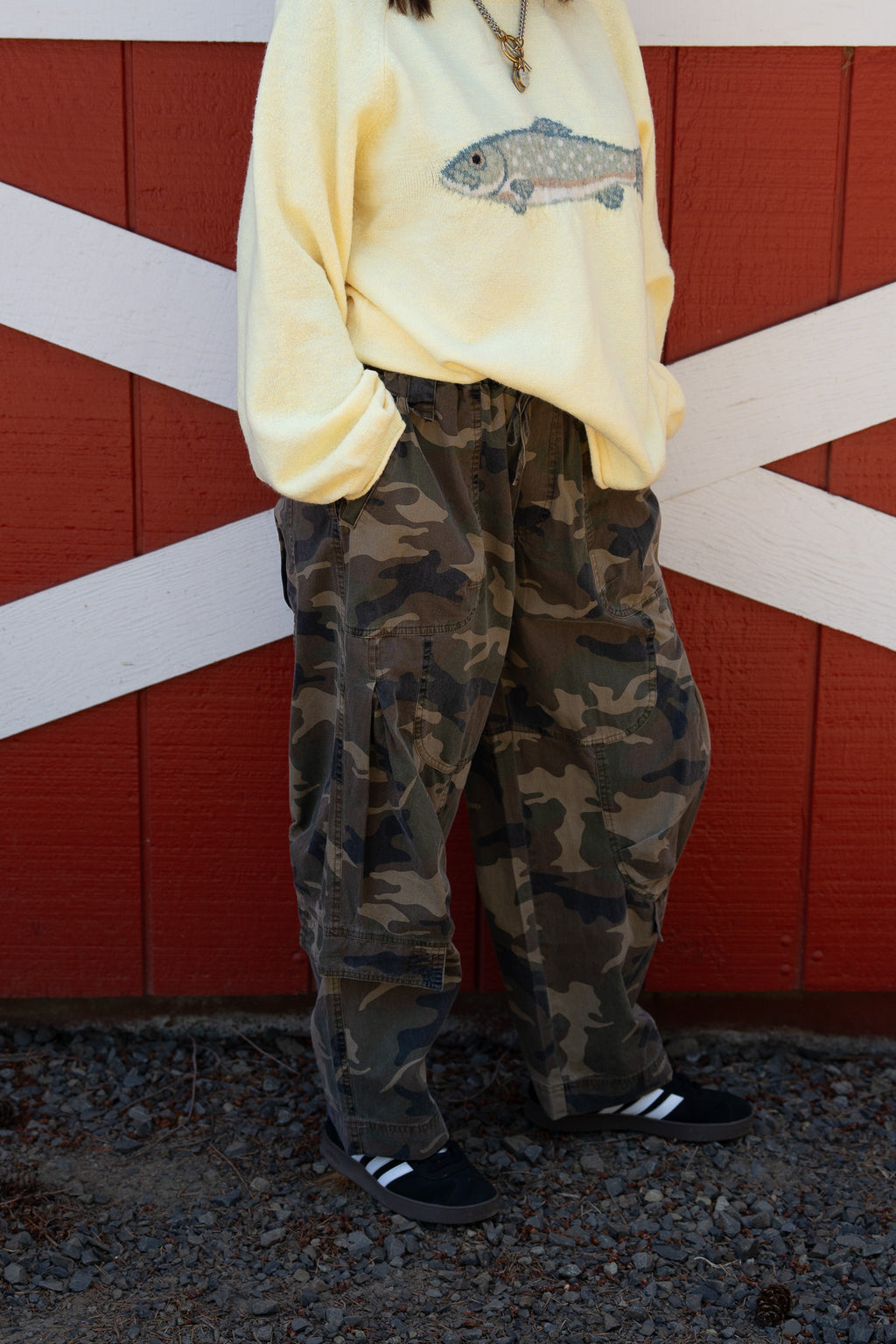 Ballooned Sphere Camo Joggers