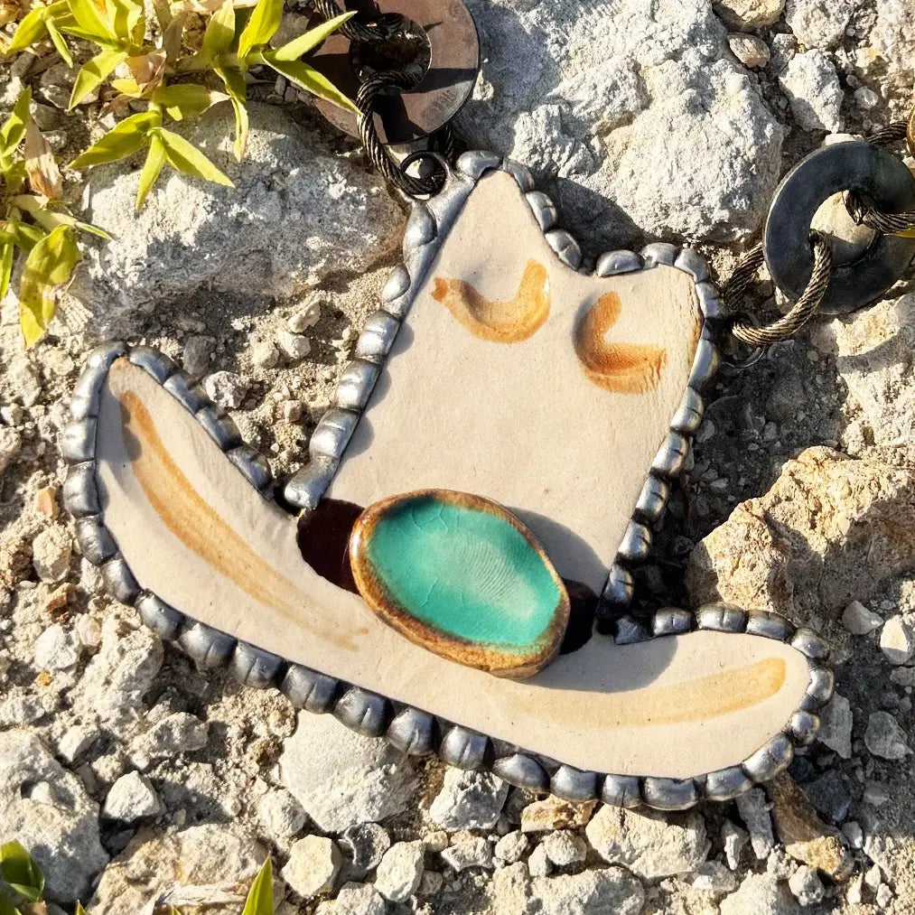 New Hat Goofin Necklace  - Art by Amy