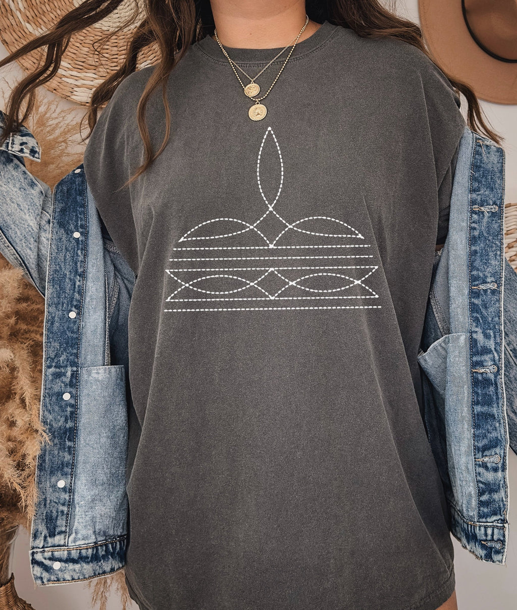 Cowboy Boot Stitch - Comfort Tee