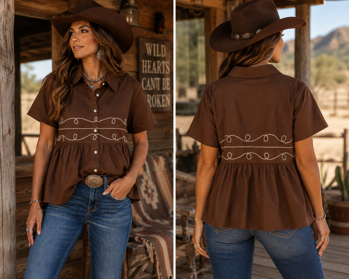 Loopty Lou Chocolate Top by 2FLY