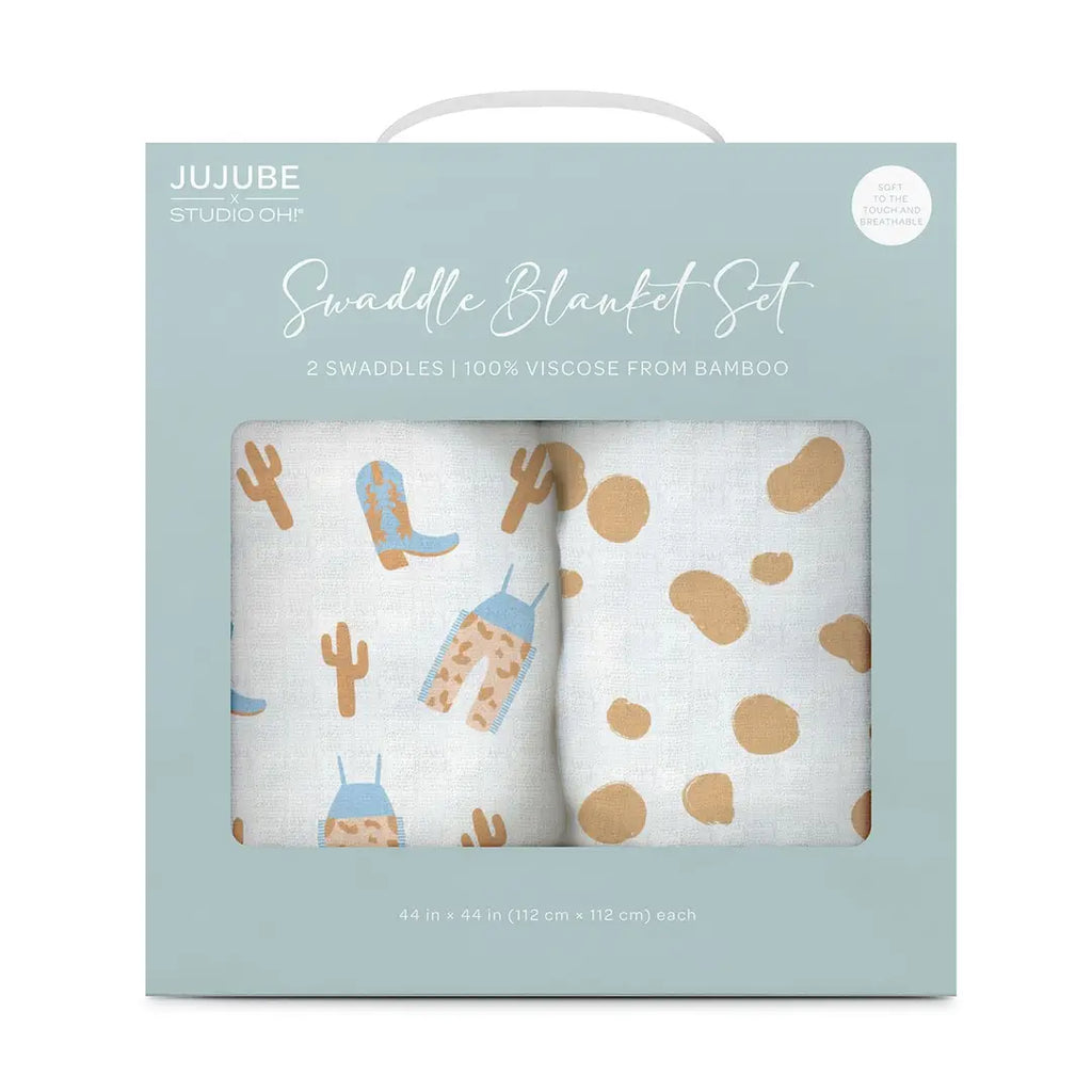Howdy Partner Swaddle Blanket Set - 2 pack