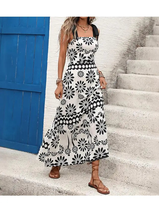 Midnight Bloom Maxi Dress