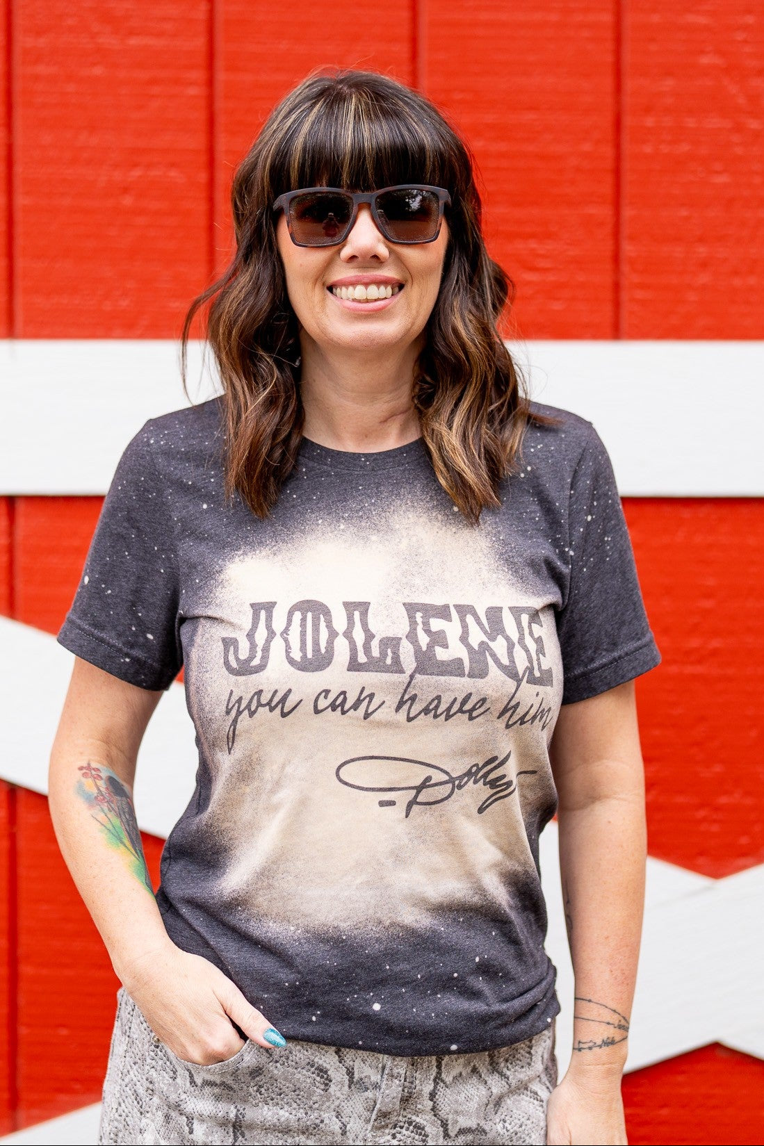 Jolene Bleached Tee