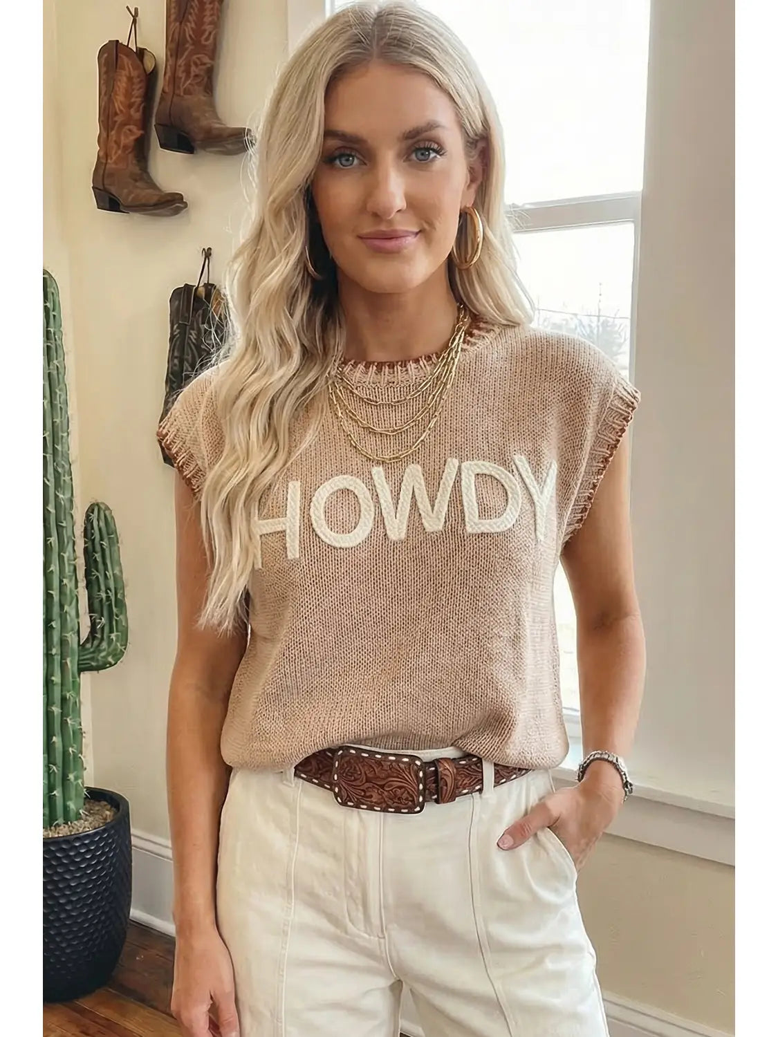 Howdy Sweater Vest