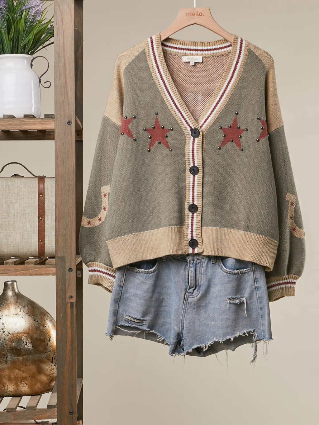 Bustin Broncs Cardigan