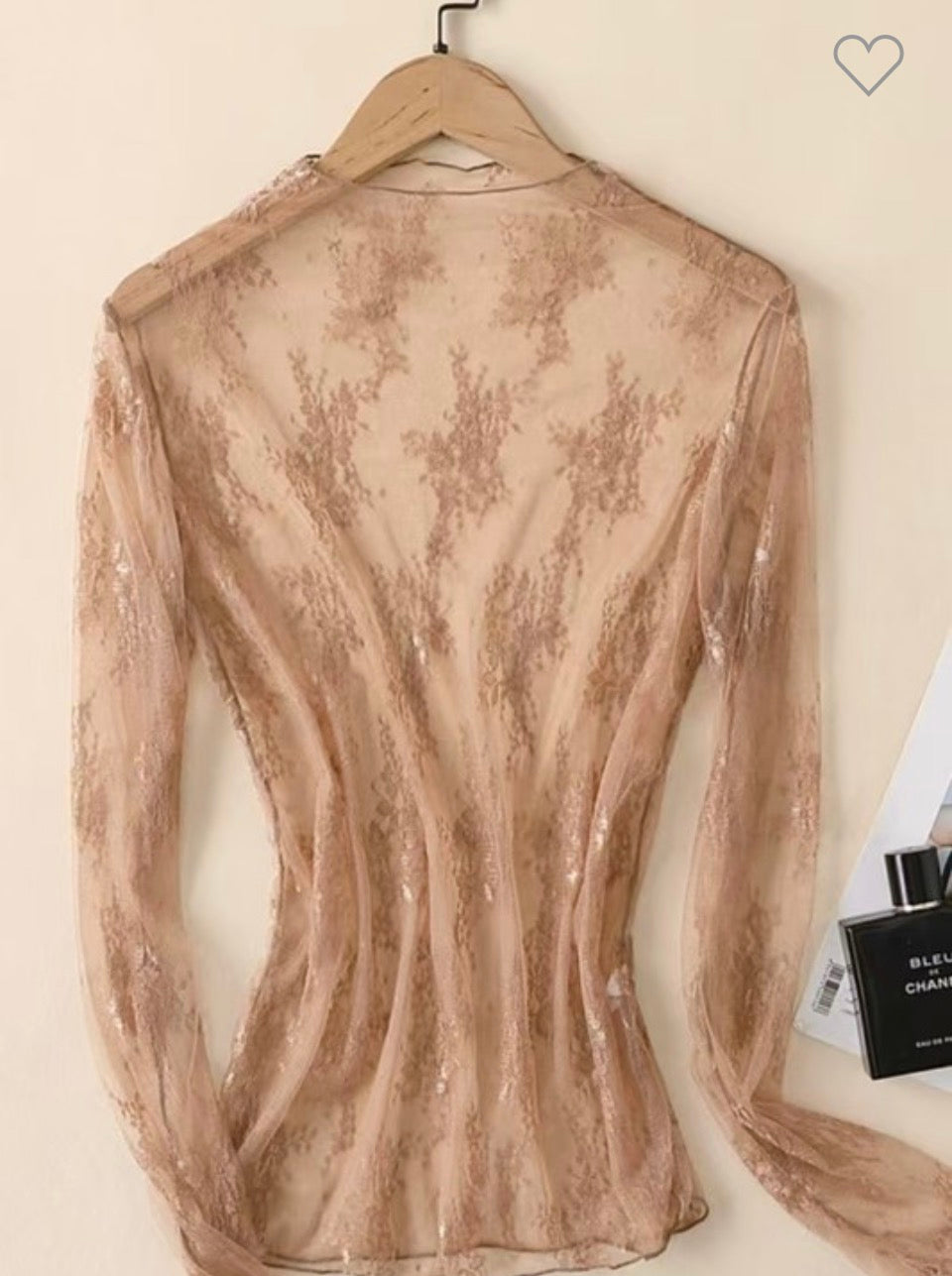 Mesh Lace Long Sleeve