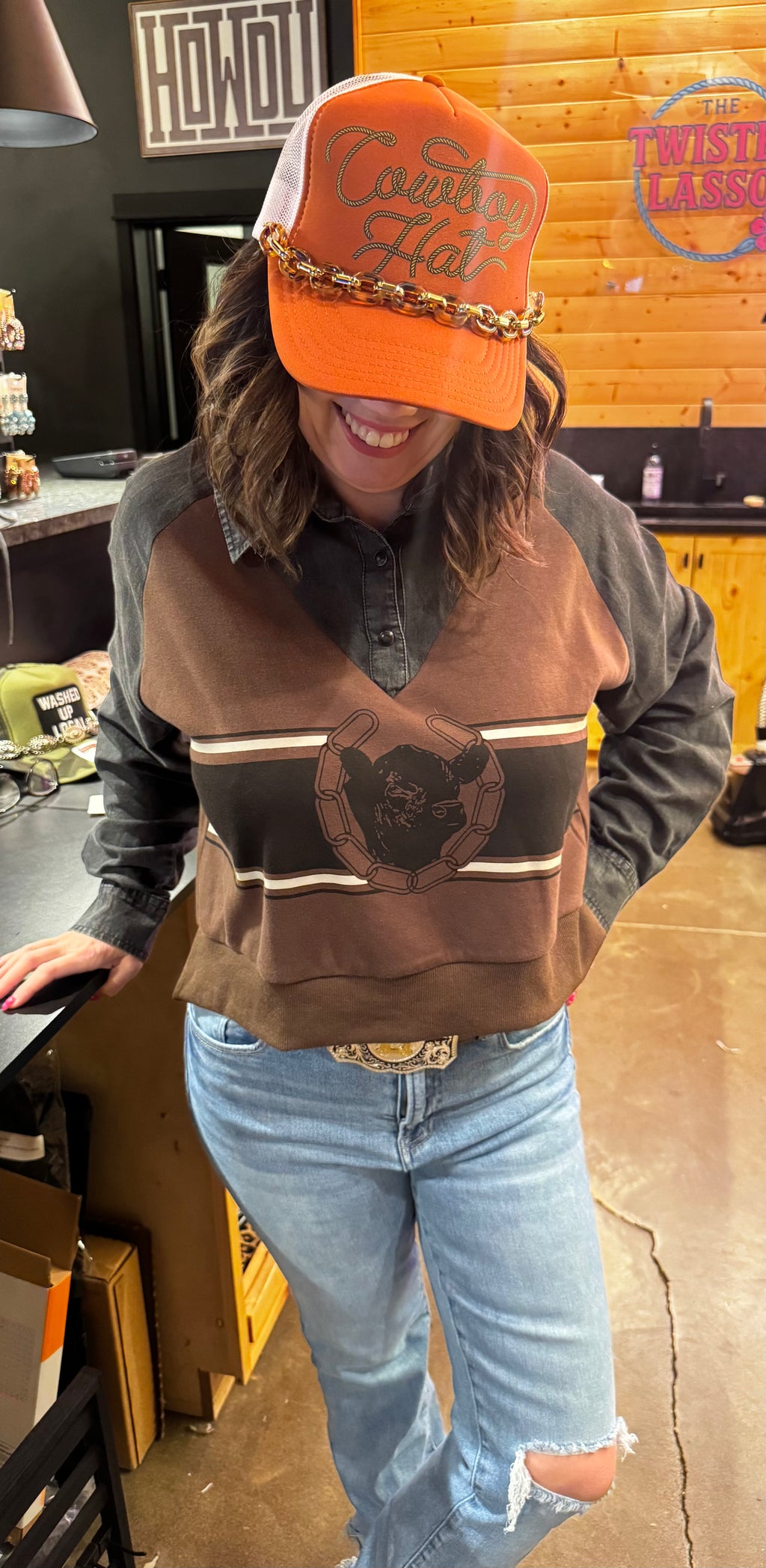 Cowboy Hat Trucker Hat