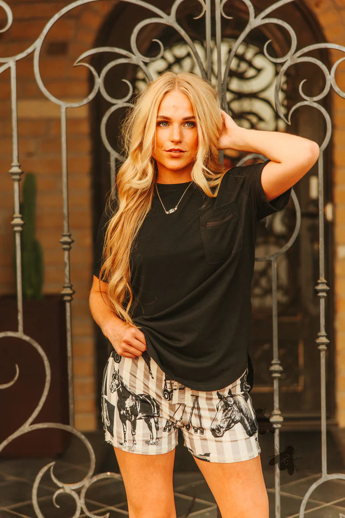 Handy as a Pocket Midnight Tee by 2Fly