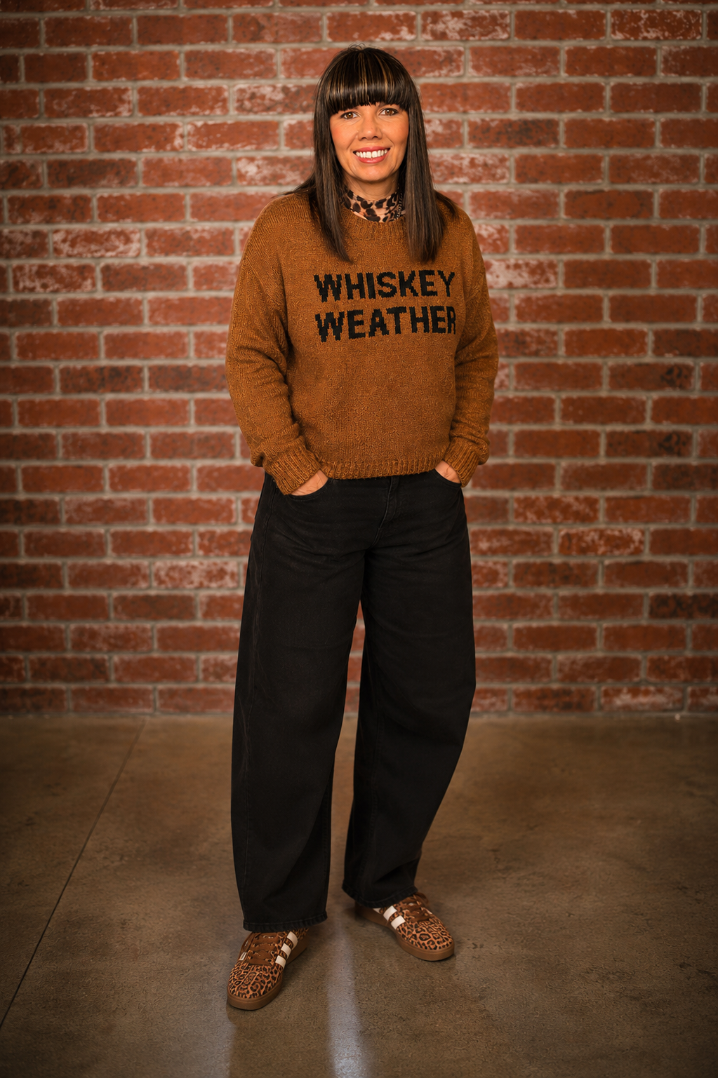 Whiskey Weather Fall Sweater