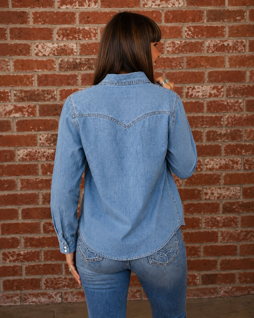 Cowgirl Classic Denim Top