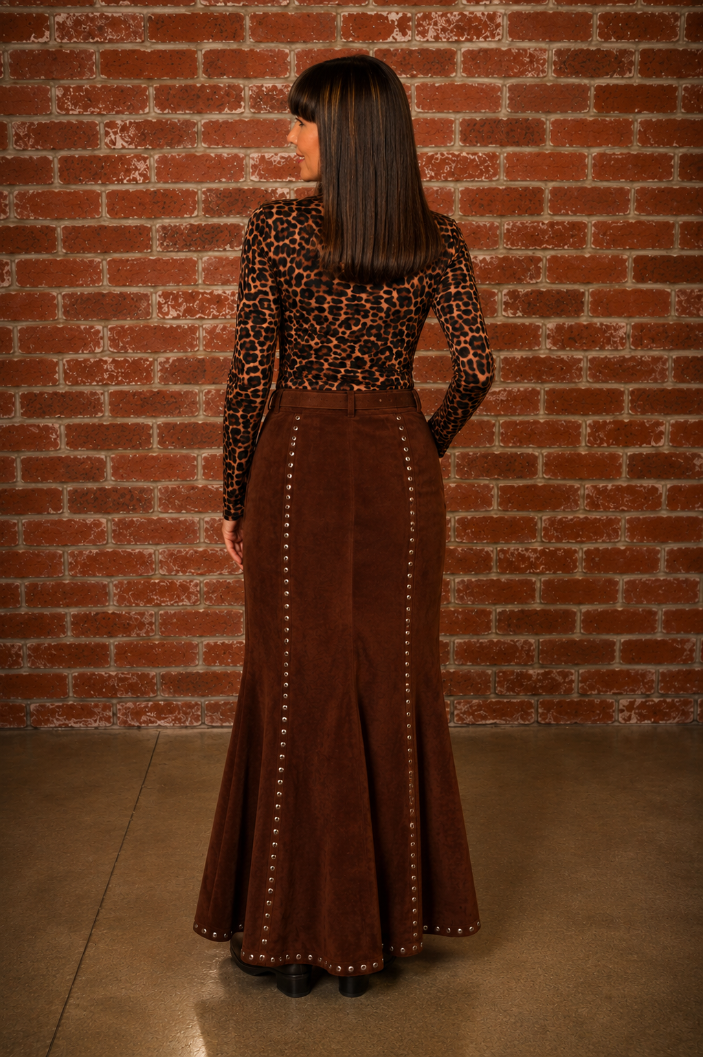 Metal Muse Suede Style Maxi