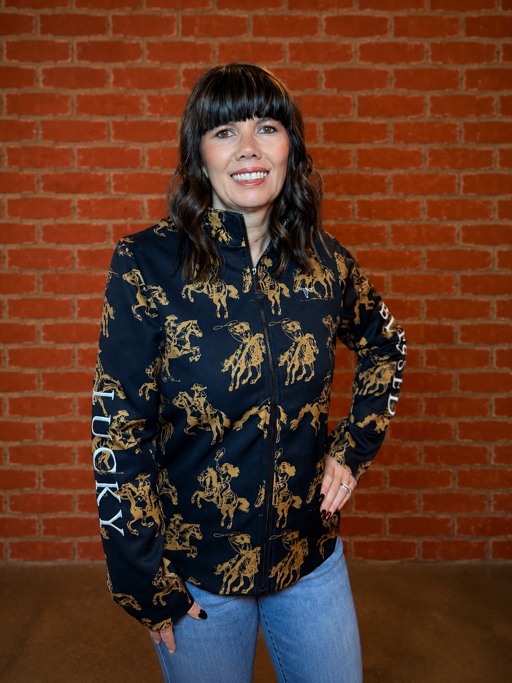 Lucky and Blessed Roping and Riding Jacket