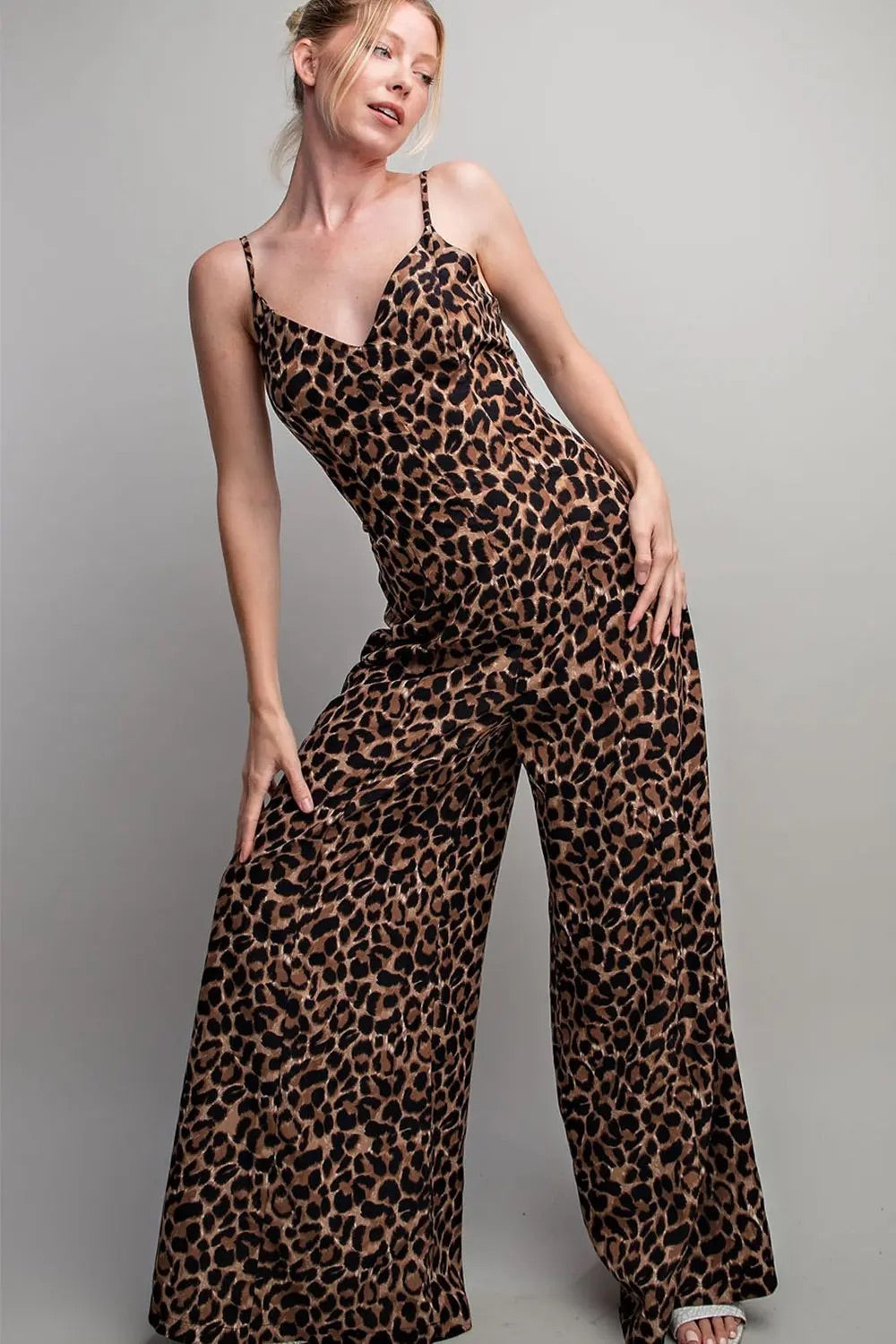 Leopard Print Jumpsuit