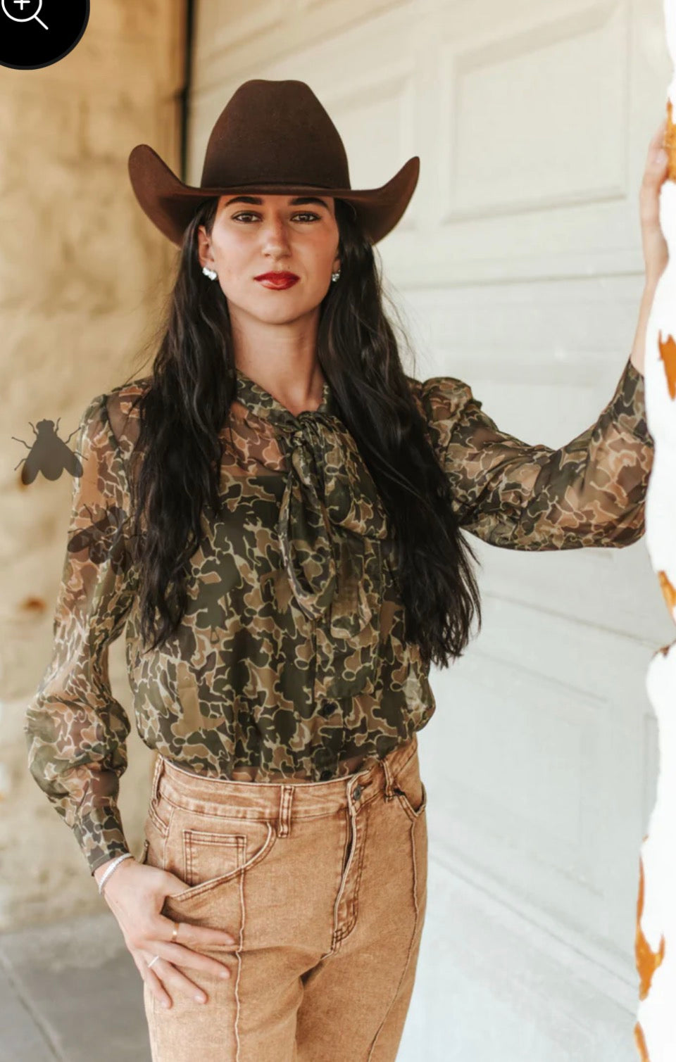 2 FLY - Bow Up Season Camo Top