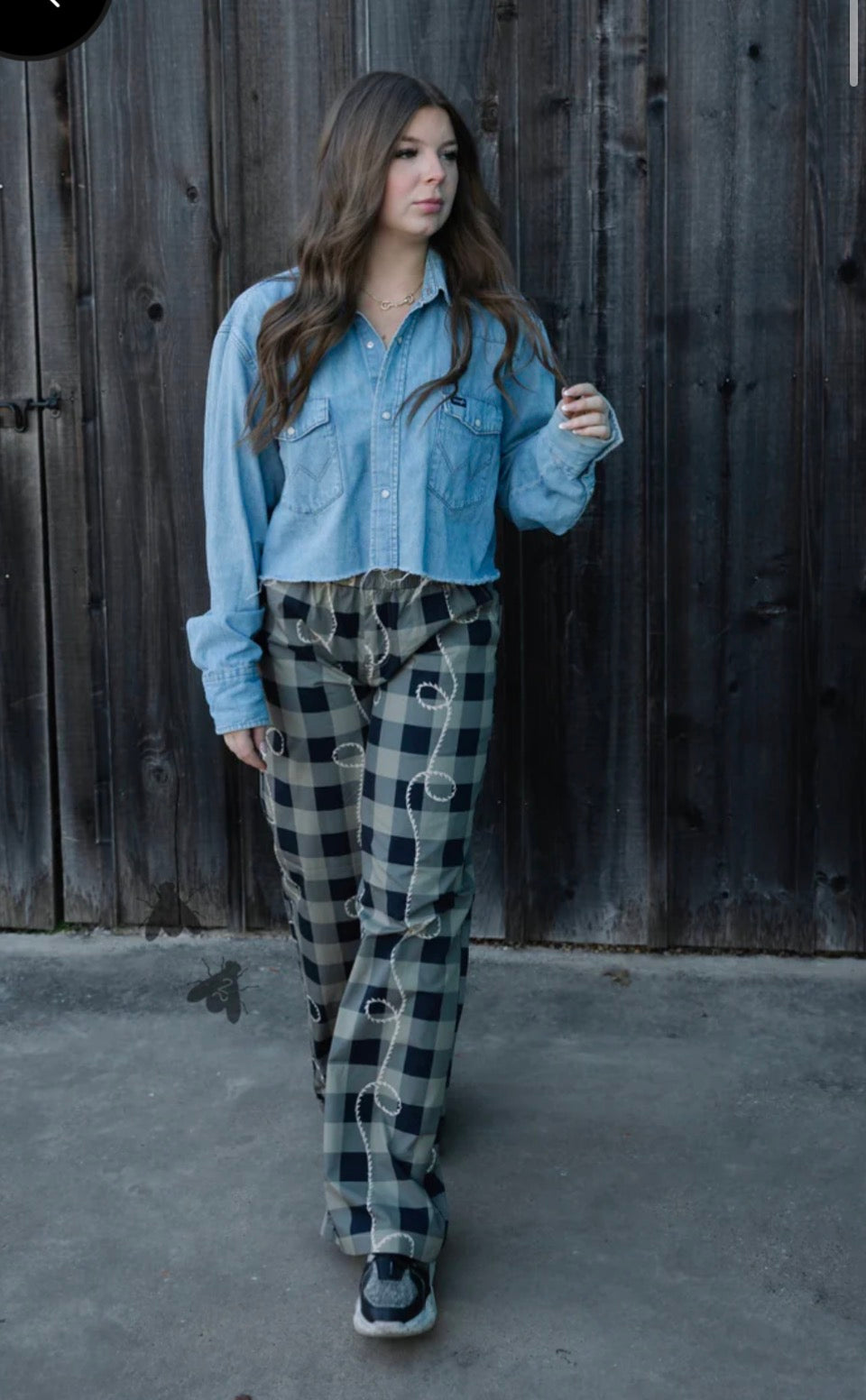 2 FLY - Off The Track Ropey Gingham Pants