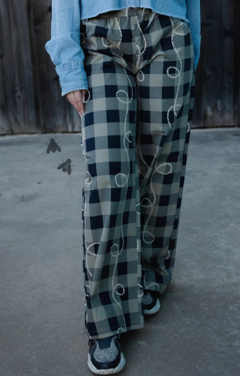 2 FLY - Off The Track Ropey Gingham Pants