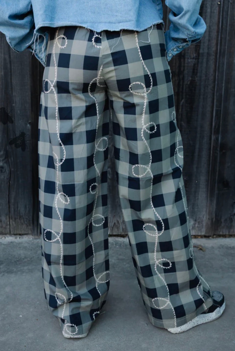 2 FLY - Off The Track Ropey Gingham Pants