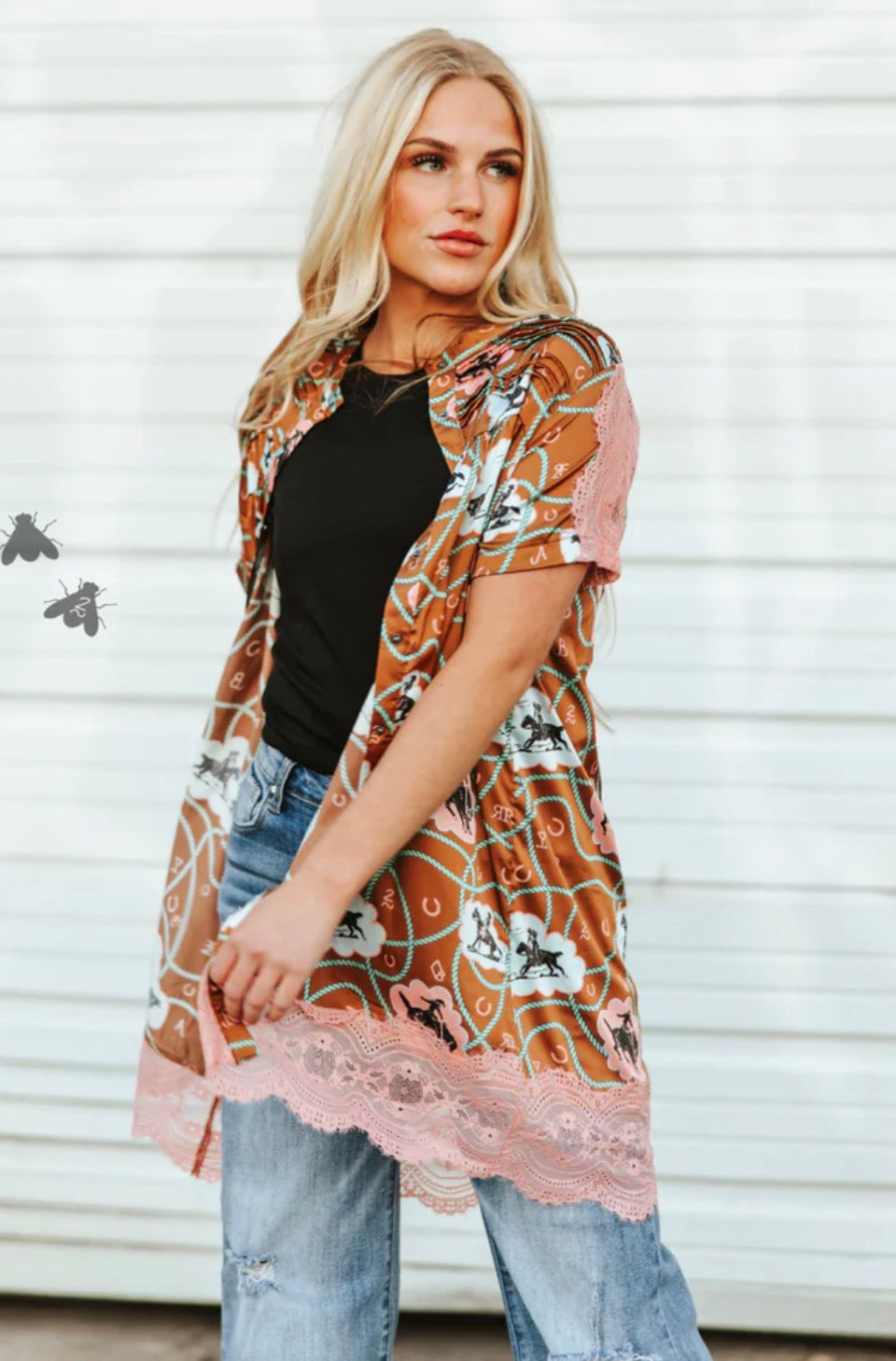 2 Fly Blushing Bronco - dress/duster