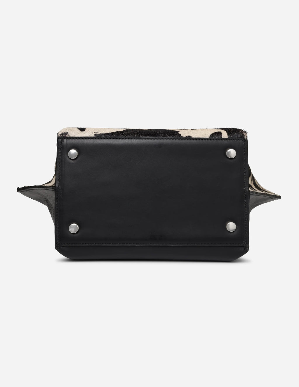 Hyna Iconic Opal Tassel Handbag (B&W)
