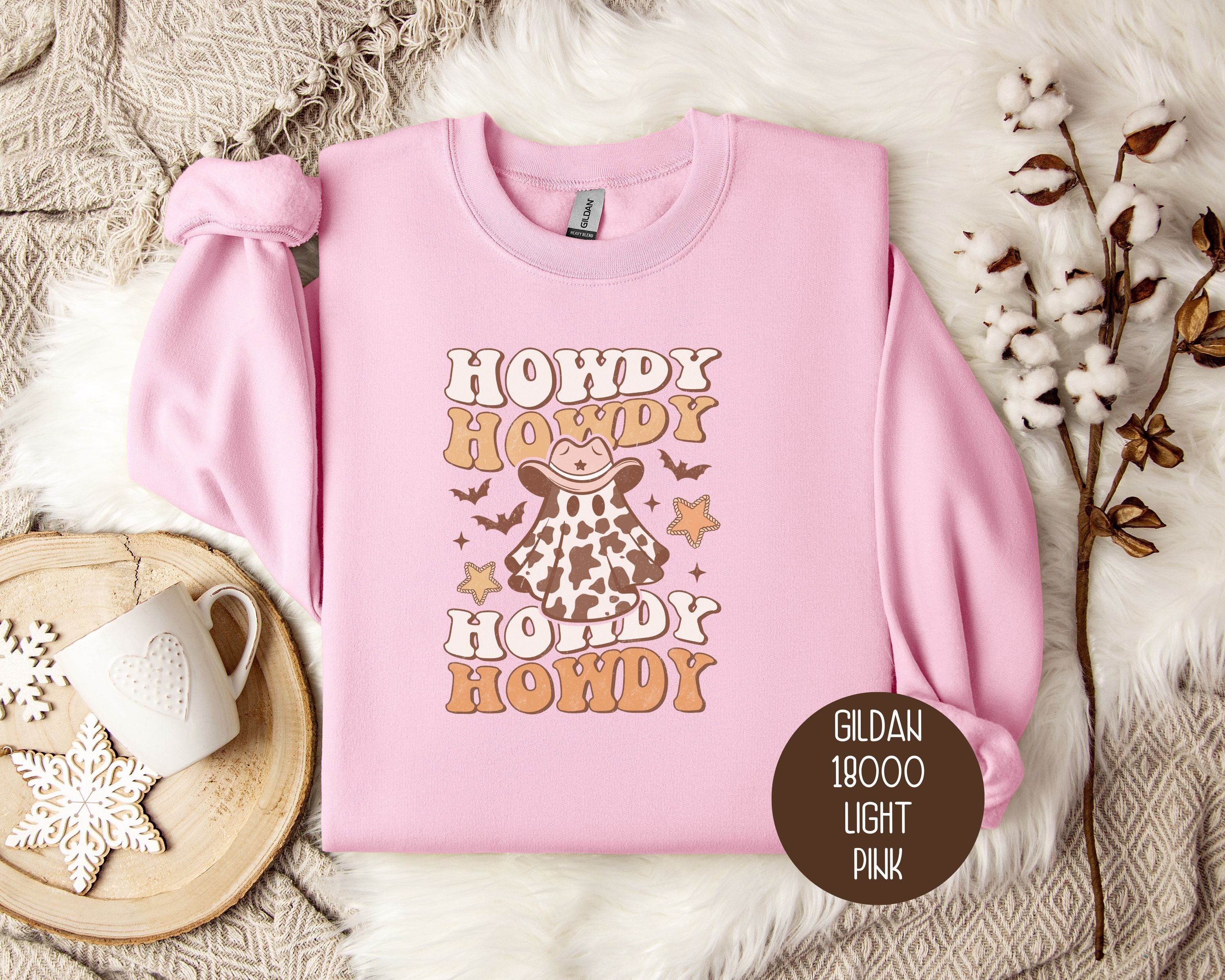 Howdy Howdy Howdy Western Ghost Sweatshirt