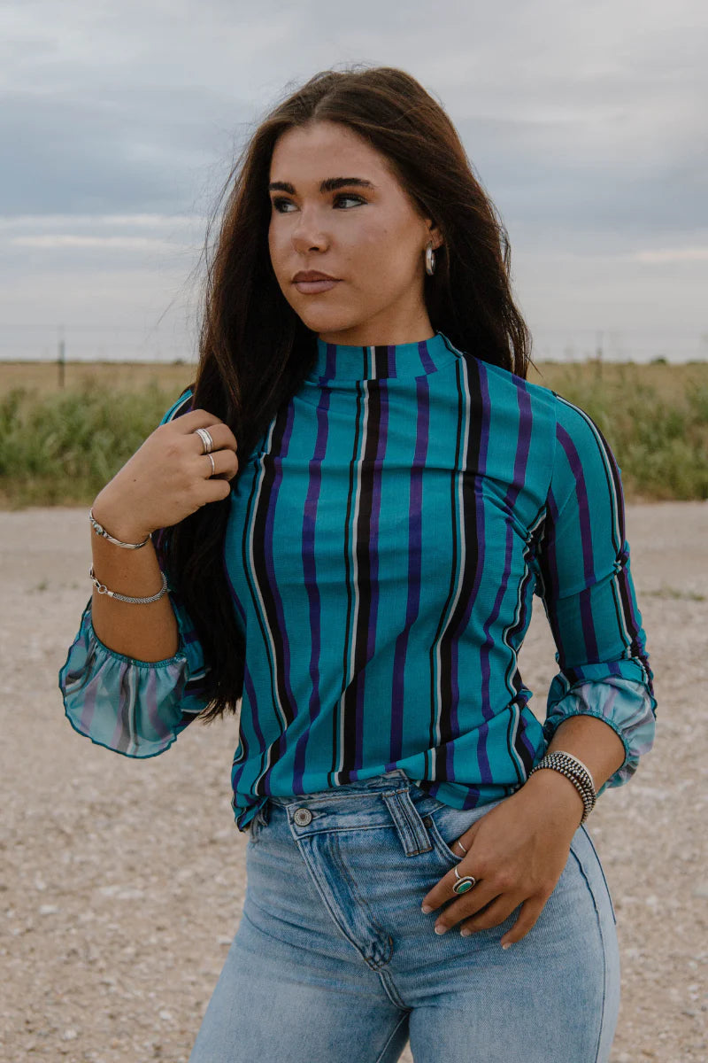 Gotta Be Me Mesh Top by Sterling Kreek