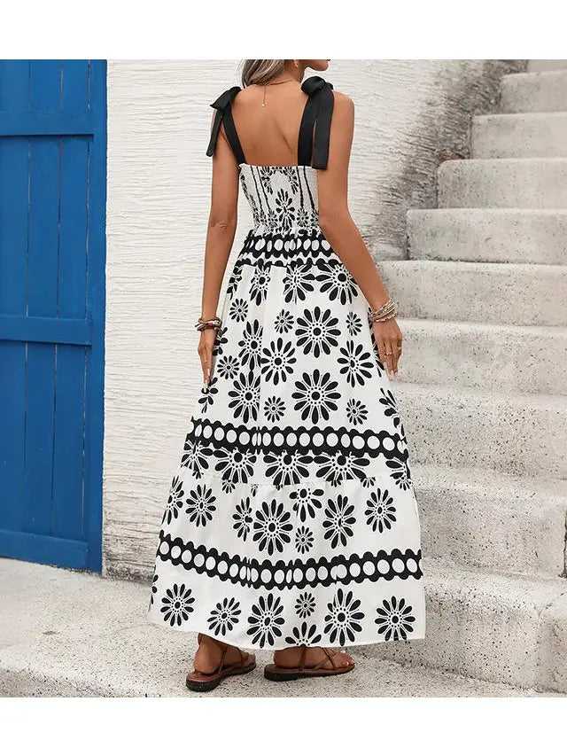 Midnight Bloom Maxi Dress