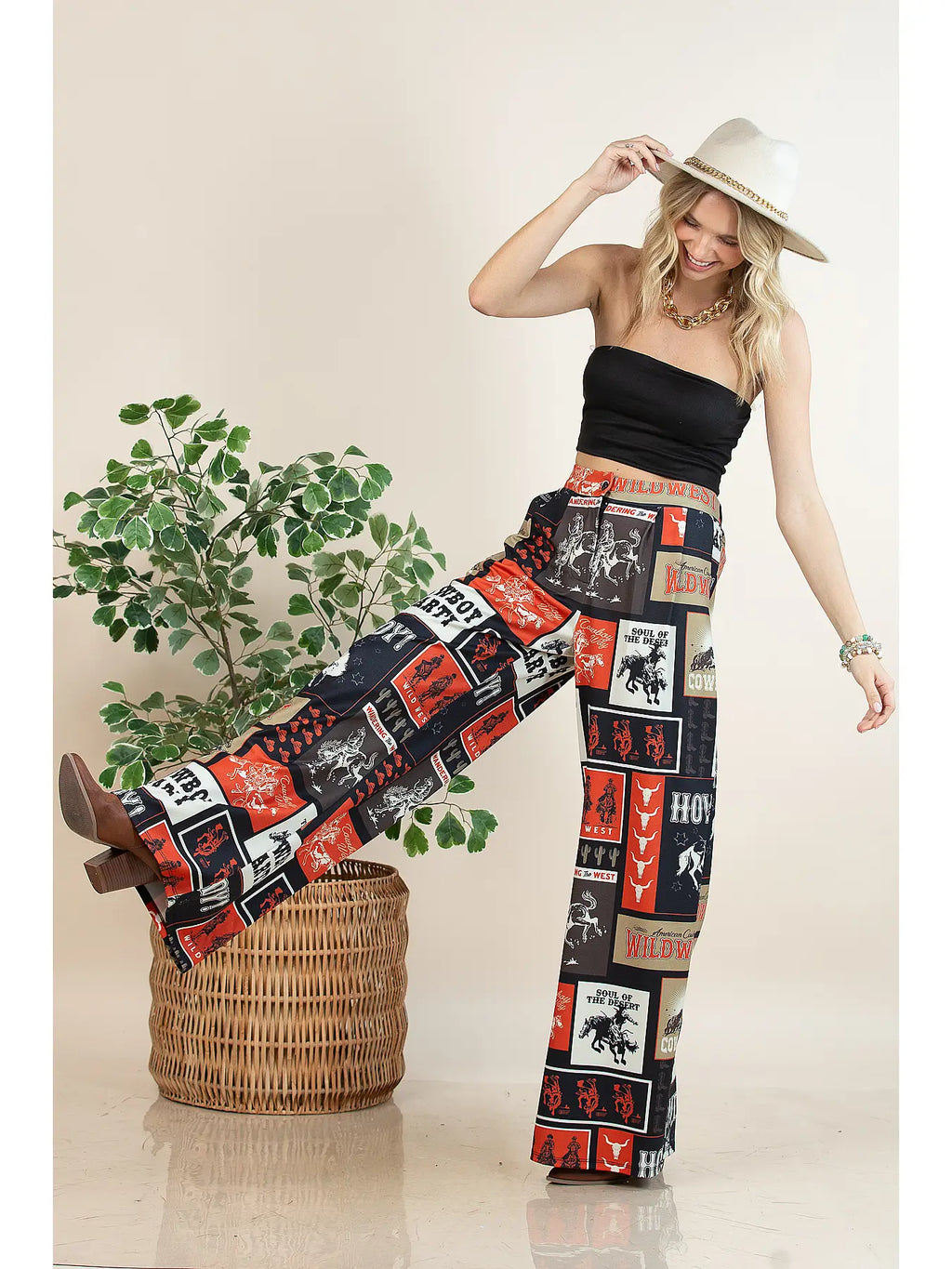 Cowboy Party  Slack Pants