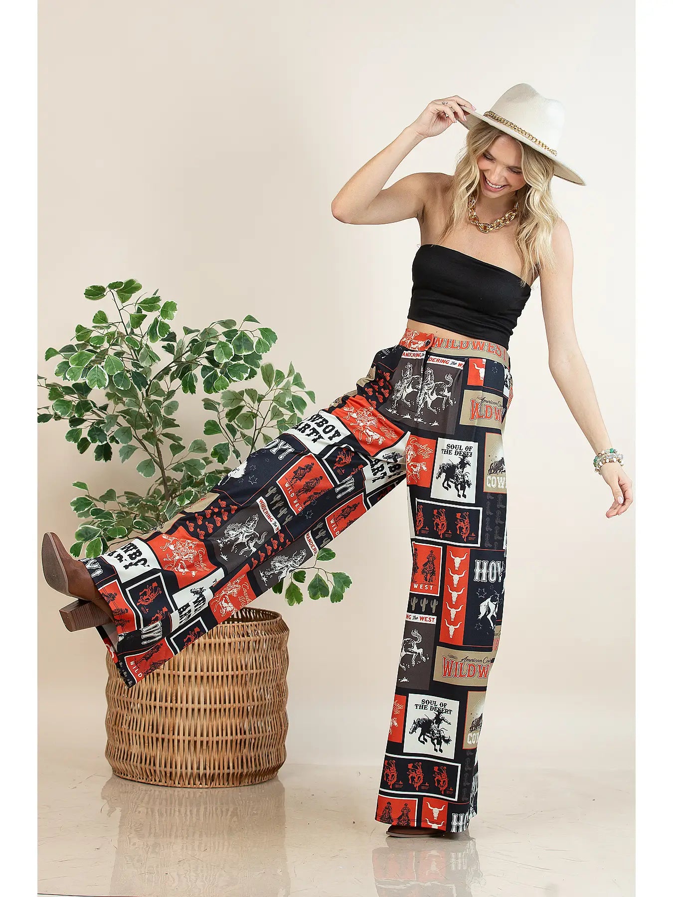 Cowboy Party  Slack Pants