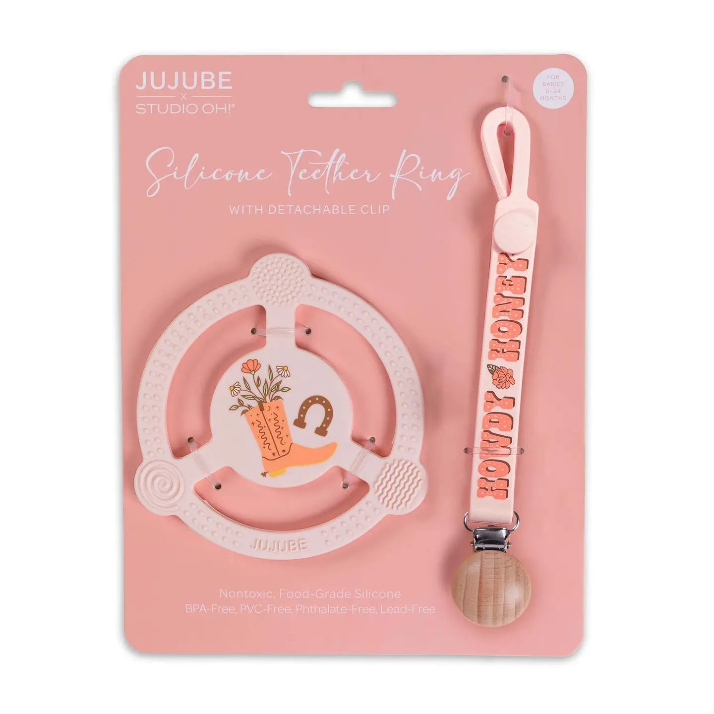 Howdy Honey Teething Ring