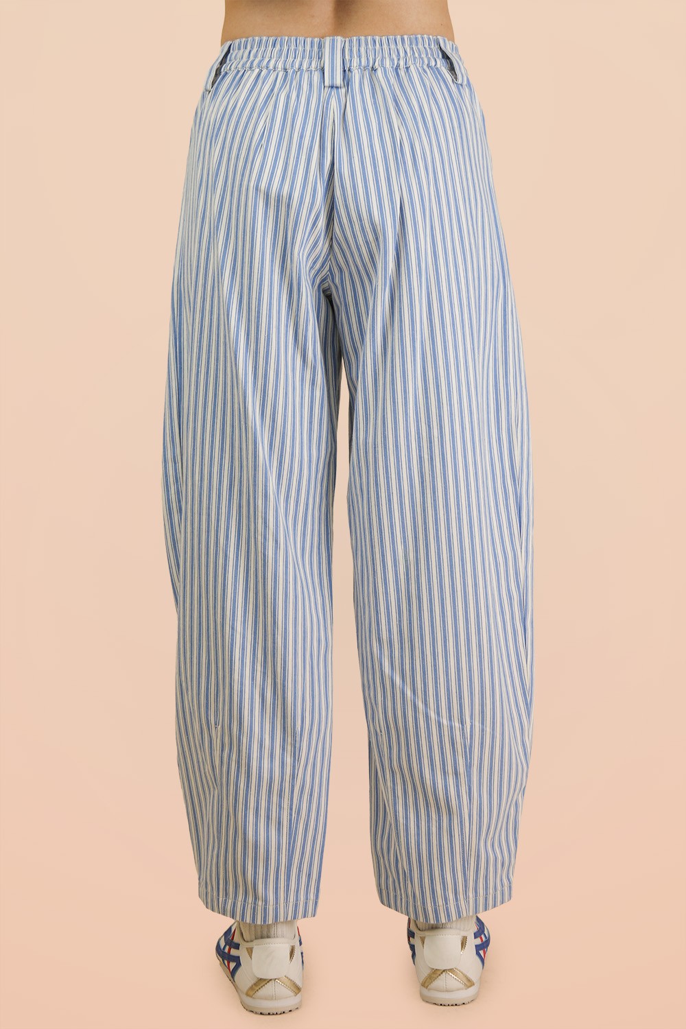 Very Jean Striped Barrel Denim Pants