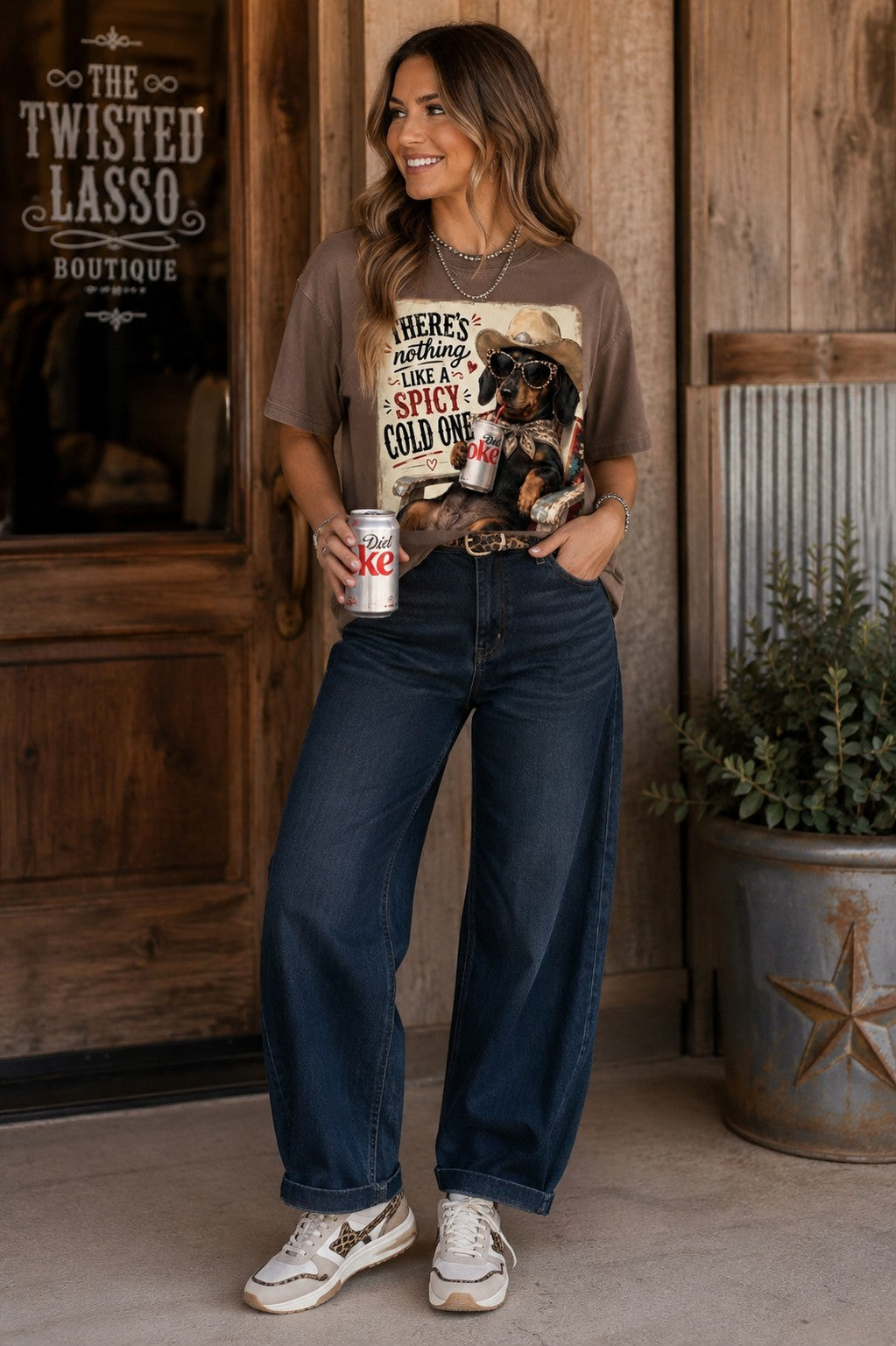 Spicy Cold One - Diet Coke Tee - Twisted Lasso Exclusive