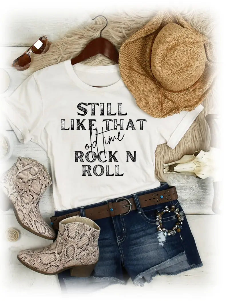 J Coons Rock N Roll Bling Tee