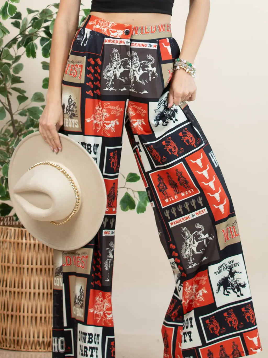 Cowboy Party  Slack Pants