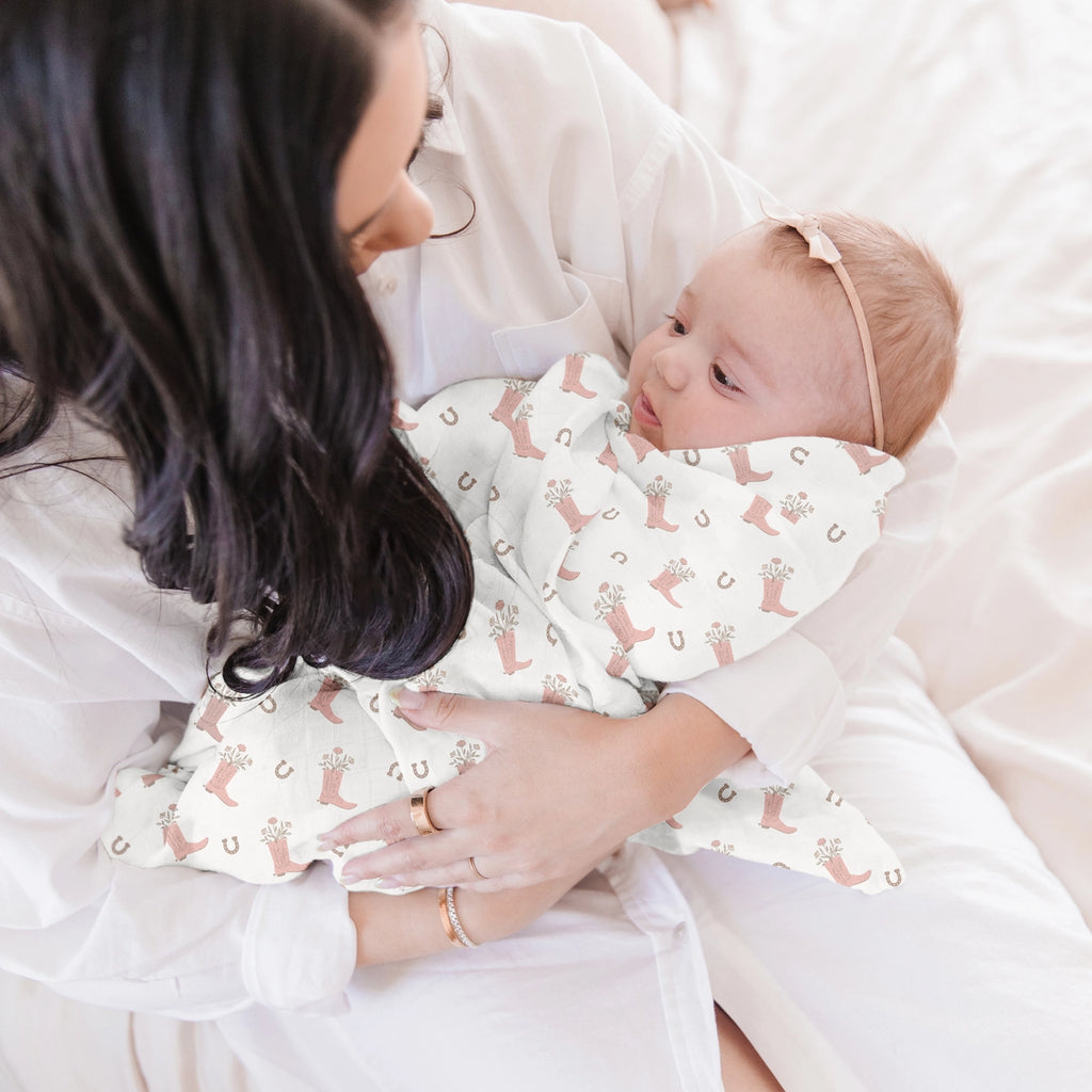 Bloomin Boot Swaddle Blankets - 2 pack