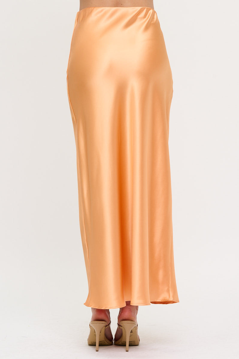 Silky Satin Maxi Skirt
