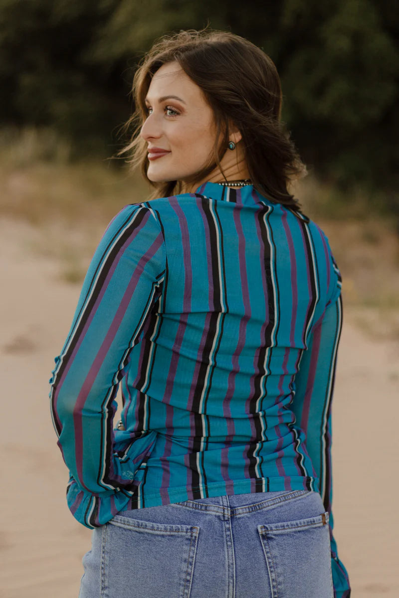 Gotta Be Me Mesh Top by Sterling Kreek