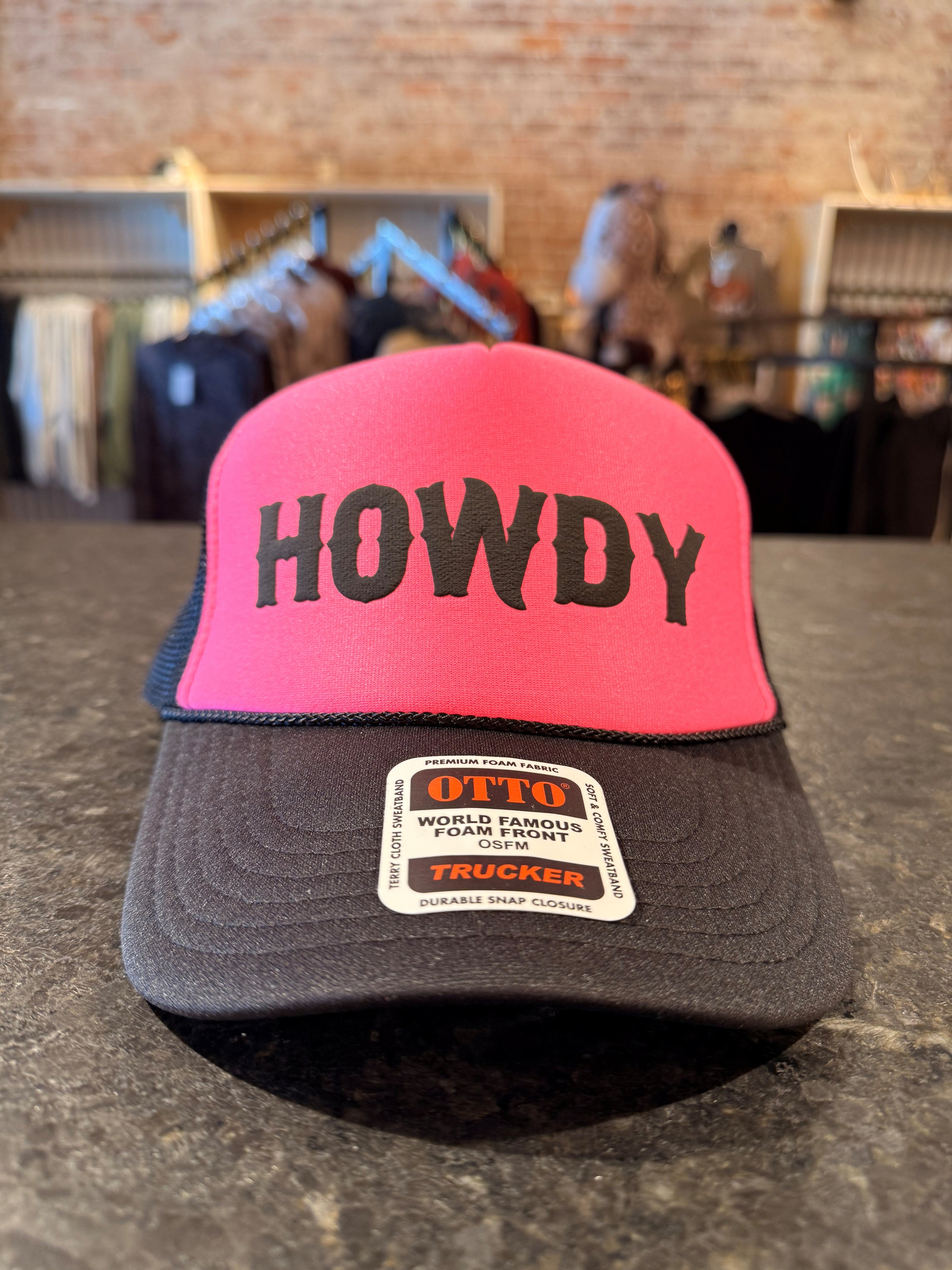 HOWDY -  PUFF Print Trucker Hat