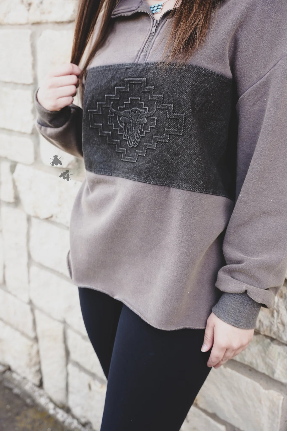 Double Take Dust Quarter Zip