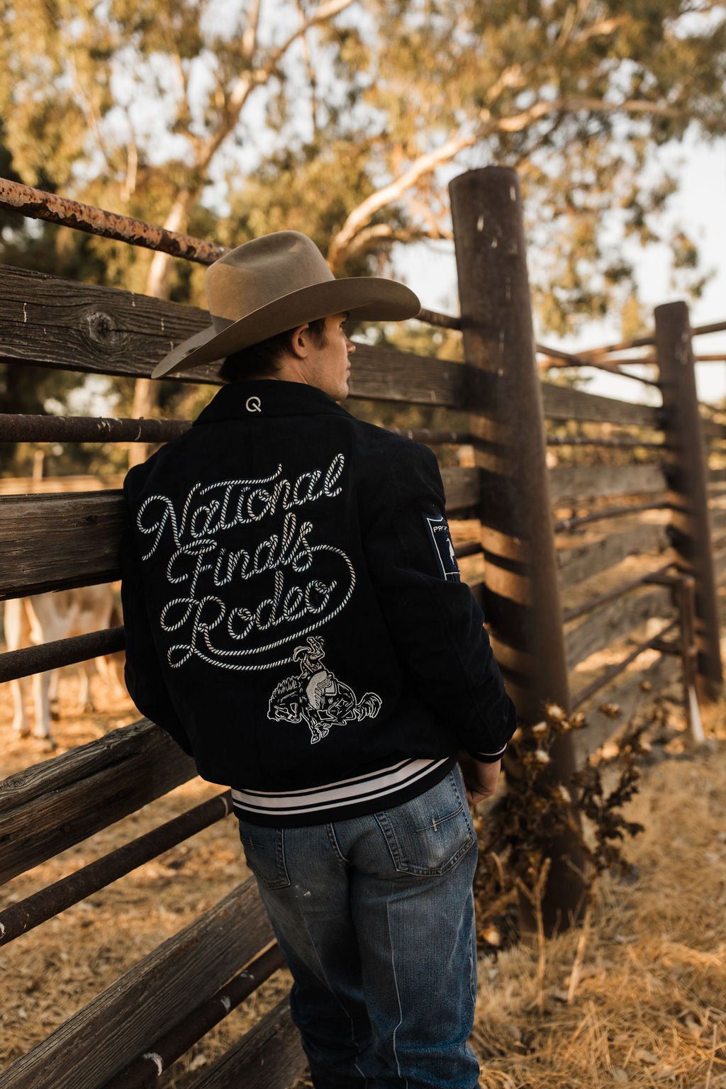 Rodeo Quincy Vintage NFR Corduroy Bomber